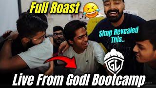 Spower Live In Godl Bootcamp  | Meet Simp & Admino  | Admino Roasting Spower  | Simp Revealed