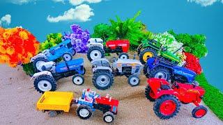 mini tractor trolley videos | JCb tractor |JCb video| gadi |#mr dev creatorarmy truck stuck #diygame