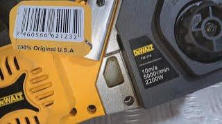 Аккумуляторная пила  Dewalt TM-116 обзор + тест.