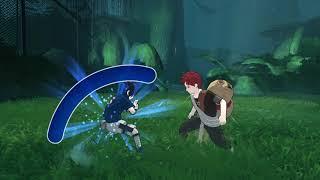 Naruto: Rise of a Ninja Online - Sasuke vs Gaara Match 1 1/17 (Xbox 360)