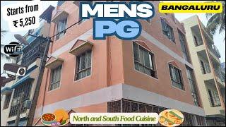 Most Affordable Boys PG in JP Nagar | ₹5250 with Food & Amenities | Gents PG in Bangalore