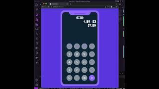 Animated Web Calculator App created using #flutter framework 