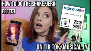 HOW TO DO THE SHAKE / JERK EFFECT ON TIK TOK || HAYLO HAYLEY ||