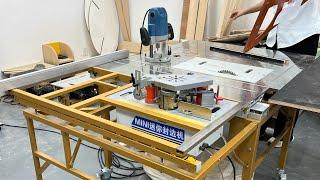 Multi-Functional Woodworking Machine|| Sliding Table Saw Cutting Machine