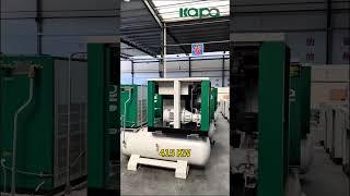 kapa screw air compressor，the best compressor supplier #machine #aircompressor #automobile