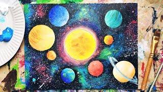 SOLAR SYSTEM | How to draw planets simply