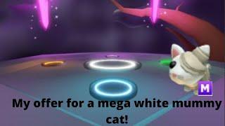 ( Closed) My 2 good offers for your mega neon white mummy cat!