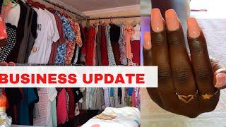 Days in the life of A Small business owner/Nail Technician 2023//Thrift haul mtumba/nail art