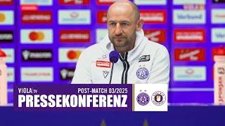 Live: Pressekonferenz nach Austria Wien - A. Klagenfurt 2:0 (03/2025) #faklive #ViolaTV #Veilchen