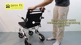 Aluminium Lightweight Wheelchair (Kerusi Roda) Suitable Carry to Flight