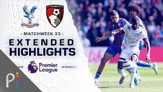 Crystal Palace v. Bournemouth | PREMIER LEAGUE HIGHLIGHTS | 4/19/2025 | NBC Sports