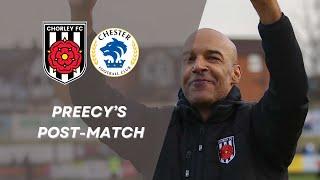 Preecy’s post-match: Chester (h)