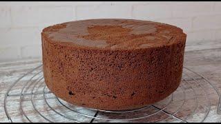 CHOCOLATE CHIFFON SPONGE CAKE! IT ALWAYS succeed! WITH a HAND mixer ! Very tasty!!