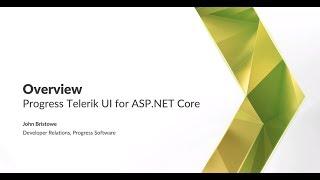 Telerik UI for ASP.NET Core - Overview