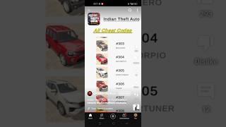 Indian Theft Auto All Code #trendingshort #indiantheftauto #shorts #viralsong #gaming #cheatcodes