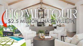 INSIDE THIS $2.55 Million LUXURY HOME IN NASHVILLE, TN | Don't miss the backyard!