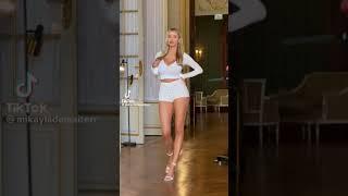 Sexy Russian Milf walking the catwalk #asmr #trending