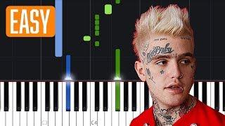 Lil Peep Runaway 100% EASY PIANO TUTORIAL