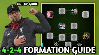 How To Use 4-2-4 Formation Perfectly in eFootball 24 • Formation Review