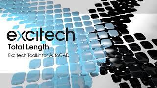 Excitech Toolkit for AutoCAD - Total Length