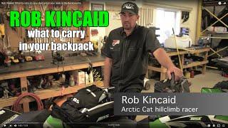 Rob Kincaid  What to carry on your sled and in your pack in the Backcountry