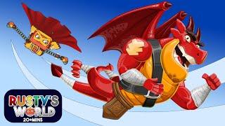 The Dragon King Adventure Song + More! | Super Hero Fun & Learning with Rusty | Rusty's World