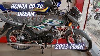 HONDA CD 70 DREAM 2023 Model Complete Review. On BIKE VLOGER PK.