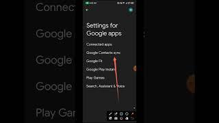 Google sync device option turn on