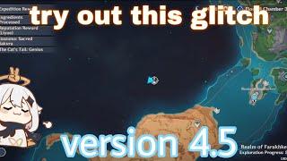 Try out this glitch to go anywhere in the whole map | genshin impact version 4.5 and 4.6