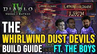 BEST Whirlwind Dust Devils Barbarian Build Guide FT. Minions - Diablo 4 S6 Vessel of Hatred