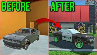Building Police Car - Car Simulator 2 - How to make Police Car