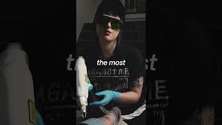 What is the easiest colour to laser off ? #tattoo #londontattoo #lasertattooremoval