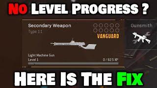 Vanguard Guns Levels Not Progressing Bug Fix | Vanguard Guns Not Upgrading In Warzone Bug Fix
