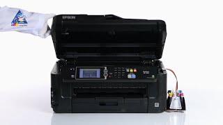 Установка СНПЧ на МФУ Epson Workforce WF-7610