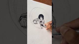 5 point perspective drawing #art #artshorts #drawing #perspective ctive