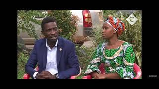 Bobi Wine and wife sends the children away after elections as they are under house arrest.