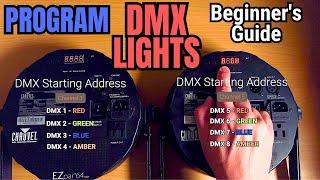 How to PROGRAM DMX Lighting - Beginners Guide