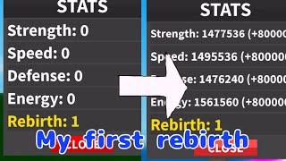 My first rebirth *part 1*| Dragon Blox Ultimate