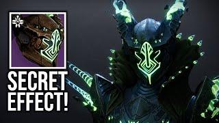 Crota Raid Armor Has A Secret Effect! Unique Glow Interaction! - Season of the Witch