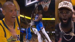 Pascal Siakam INSANE poster dunk on Jalen Williams had Reggie Miller and Lance hyped
