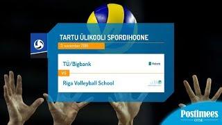 TÜ/BIGBANK vs Riga Volleyball School - Baltic Women's Volleyball League - 03.11.2019