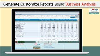 Business Analysis - Generate Customized Reports [Hindi]