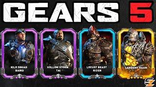 GEARS 5 Operation 5 - NEW Tour of Duty 5 Rewards! All Characters Skins, Weapon Skins & More!