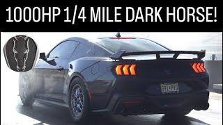 Demon 170 WHO? 1/4 mile 1000hp 2024 DARK HORSE Mustang!