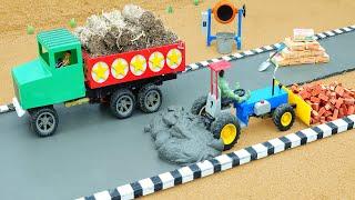 Top most creative Diy tractor vidoes science projects | diy brick bulldozer
