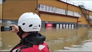 Firefighters' Journey to the Heating Plant in Přívoz | Odra River Floods | Ostrava Přívoz