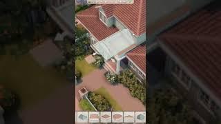 TUTORIAL How to make different levels of roof #thesims4 #short #shortvideo  #sims4tutorial