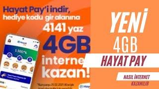 HAYAT PAY 4GB İNTERNET KODU 2025 GÜNCEL VİDEO