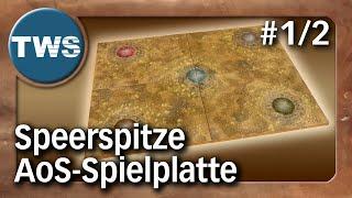 Tutorial: gaming board for Age of Sigmar Spearhead / magnetic gaming board #newaos, Skaventide, TWS