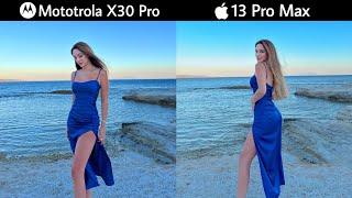 Motorola X30 Pro vs iPhone 13 Pro Max Camera Test